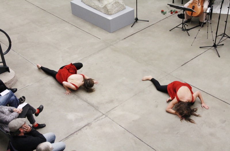 Celan verwoben, 2018 — Performance di KAVA KAVA con il Trio Kubik, Kunsthaus Dahlem, Berlino