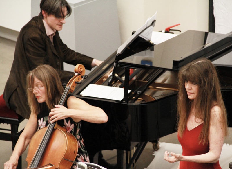 Celan verwoben, 2018 — Performance di KAVA KAVA con il Trio Kubik, Kunsthaus Dahlem, Berlino
